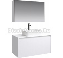 Мебель для ванной Aqwella 5 stars Mobi 100 белая