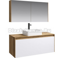 Мебель для ванной Aqwella 5 stars Mobi 120 дуб балтийский, белая