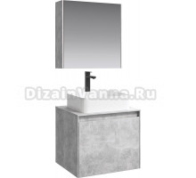 Мебель для ванной Aqwella 5 stars Mobi 60 бетон светлый