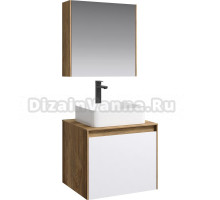 Мебель для ванной Aqwella 5 stars Mobi 60 дуб балтийский, белая