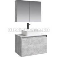 Мебель для ванной Aqwella 5 stars Mobi 80 бетон светлый