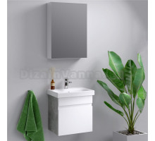 Мебель для ванной Aqwella Smart 50 бетон светлый