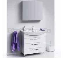 Мебель для ванной Aqwella Allegro 85 с 3 ящиками