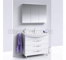 Мебель для ванной Aqwella Allegro 105 с 3 ящиками