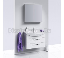 Мебель для ванной Aqwella Allegro 75 с 2 ящиками