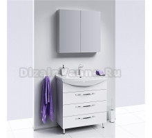 Мебель для ванной Aqwella Allegro 75 с 3 ящиками