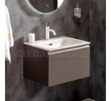 Мебель для ванной Armadi Art Vallessi 60 антрацит глянец