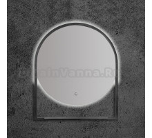Зеркало Armadi Art Vallessi 60 антрацит, с подсветкой