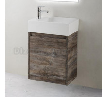 Тумба с раковиной BelBagno Kraft Mini 45 pino pasadena, левая