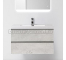 Тумба с раковиной BelBagno Luce 90 stucco cemento leggero