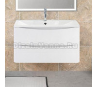 Тумба с раковиной belbagno albano 90 подвесная bianco lucido