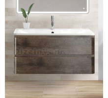 Тумба с раковиной BelBagno Albano 90 robere nature grigio