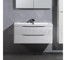 Тумба с раковиной BelBagno Ancona-N 90 bianco lucido подвесная