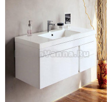 Тумба с раковиной BelBagno Luce 80 bianco lucido