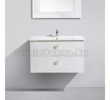 Тумба с раковиной BelBagno Atria 83 bianco lucido 2 ящика