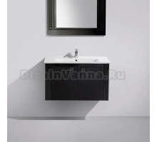 Тумба с раковиной BelBagno Atria 83 nero lucido