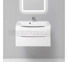 Тумба с раковиной BelBagno Marino 80 bianco lucido