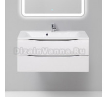 Тумба с раковиной BelBagno Marino 100 bianco opaco