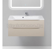 Тумба с раковиной BelBagno Marino 100 crema opaco