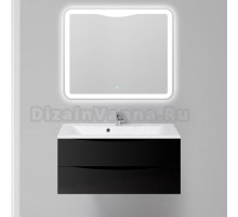 Мебель для ванной BelBagno Marino 100 nero lucido