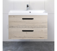 Тумба с раковиной BelBagno Aurora 80 rovere galifax bianco