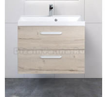 Тумба с раковиной BelBagno Aurora 70 rovere galifax bianco