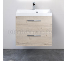 Тумба с раковиной BelBagno Aurora 60 rovere galifax bianco