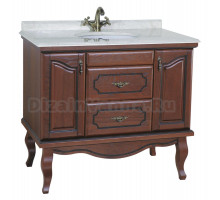 Тумба с раковиной Bellezza Рим 110 вишня