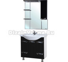 Мебель для ванной Bellezza Белла Люкс 75 черная