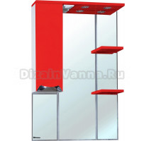 Зеркало-шкаф Bellezza Симона 75 L красный