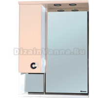 Зеркало-шкаф Bellezza Неаполь 70 L бежевый