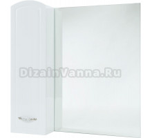 Зеркало-шкаф Bellezza Амелия 70 L, белое