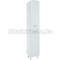 Шкаф-пенал Bellezza Амелия 35 R, с бельевой корзиной, белый