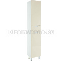 Шкаф-пенал Bellezza Пегас 35 R, с бельевой корзиной, бежевый