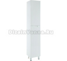 Шкаф-пенал Bellezza Пегас 35 R, с бельевой корзиной, белый