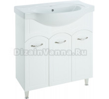 Тумба с раковиной Bellezza Амелия 80 белая