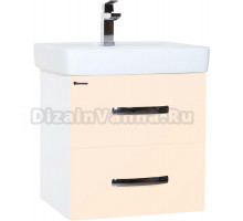Тумба с раковиной Bellezza Рокко 50 подвесная, бежевая