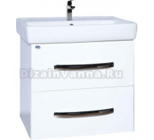 Тумба с раковиной Bellezza Рокко 50 подвесная, белая