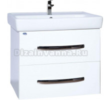 Тумба с раковиной Bellezza Рокко 60 подвесная, белая