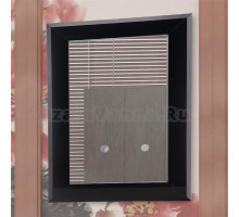 Зеркало Bellezza Луссо 80 черное