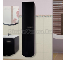 Шкаф-пенал Bellezza Версаль 40 L черный