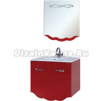 Мебель для ванной Bellezza Версаль 80 красная 1 внутренний ящик