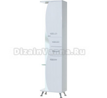 Шкаф-пенал Bellezza Рио 50 R белый