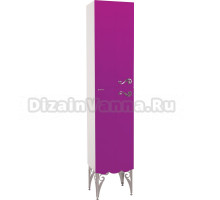 Шкаф-пенал Bellezza Эстель 40 L фиолетовый