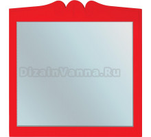 Зеркало Bellezza Эстель 80 красное
