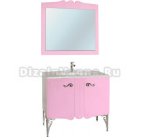 Мебель для ванной Bellezza Эстель 80 розовая