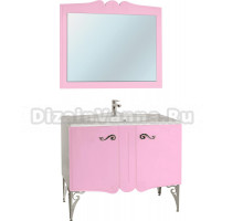 Мебель для ванной Bellezza Эстель 100 розовая