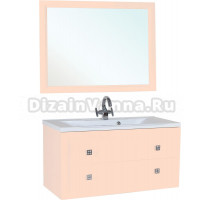 Мебель для ванной Bellezza Милан 100 бежевая