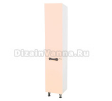 Шкаф-пенал Bellezza Лагуна 35 с бельевой корзиной L бежевый