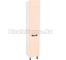 Шкаф-пенал Bellezza Лагуна 35 с бельевой корзиной R бежевый